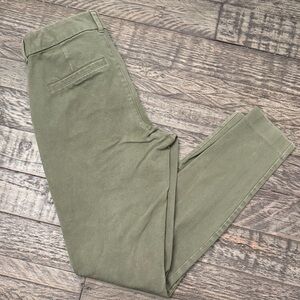 Old Navy Olive High-Rise Pixie Pants